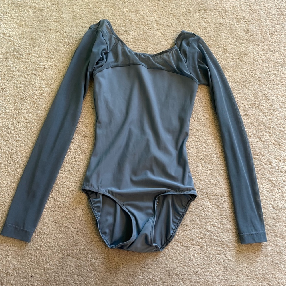 Blue eleve dancewear leotard